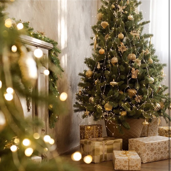 66Ft 200 LED Fairy Lights Waterproof String Lights Outdoor 8 Modes (Warm White) - Picture 3 of 7